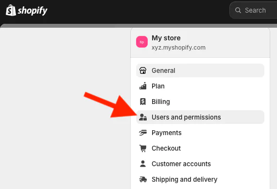 Users and permissions